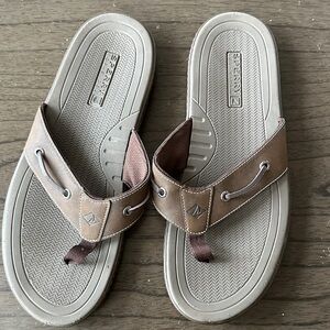 Sperry Tan and Brown Sandals Men’s Size 12
